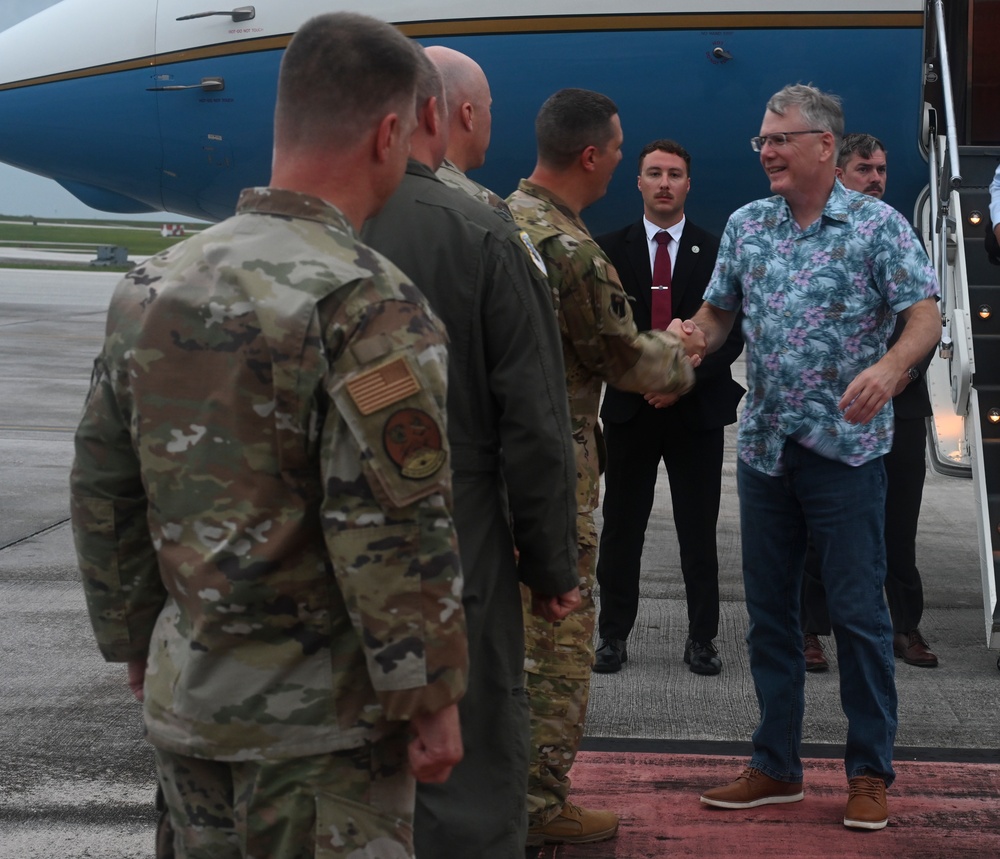SECAF touches down at Andersen AFB