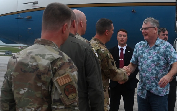 SECAF touches down at Andersen AFB