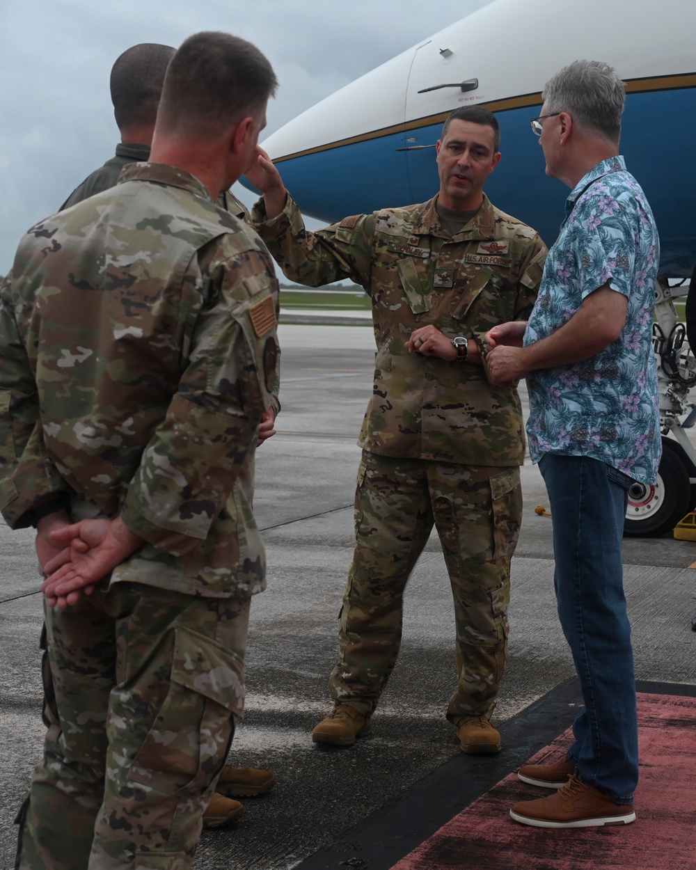 SECAF touches down at Andersen AFB
