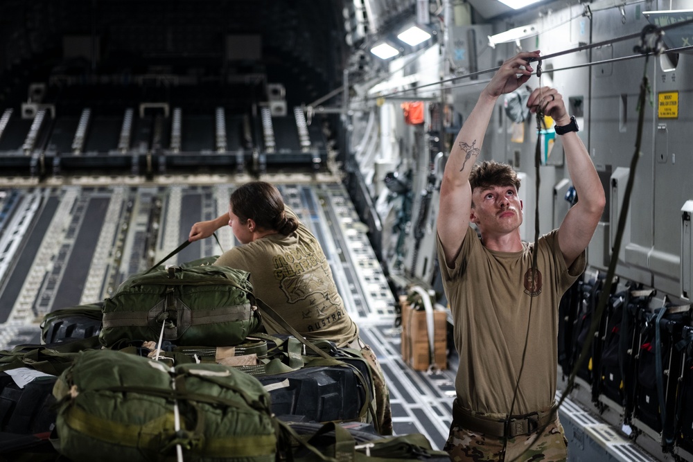 Charleston C-17s support international airdrops