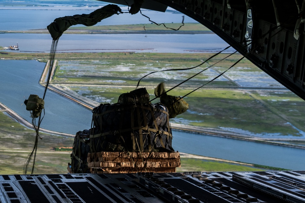 Charleston C-17s support international airdrops