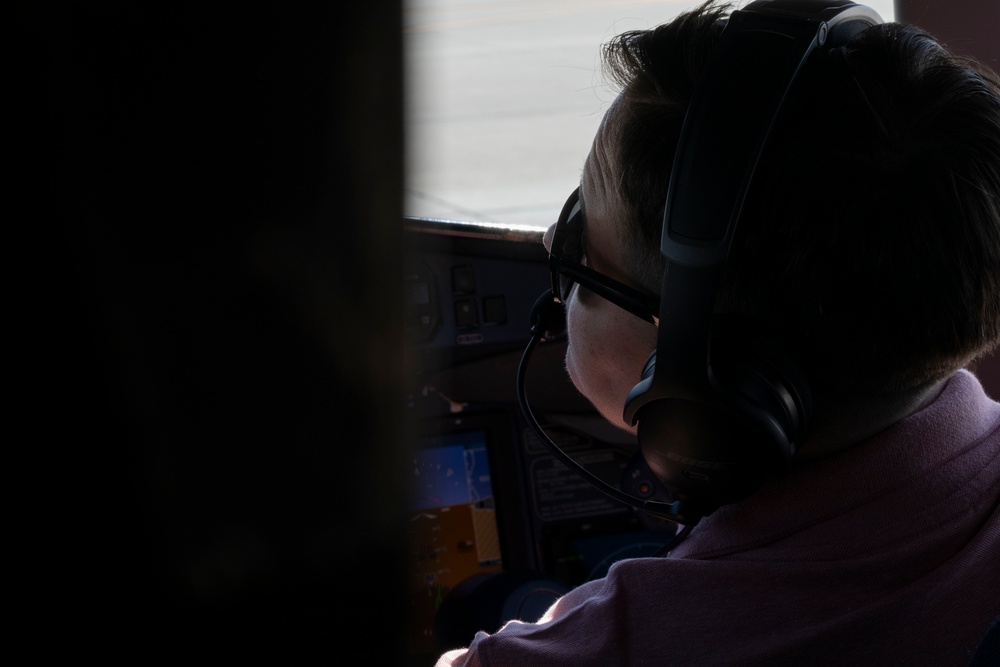 U.S. Air Force C-146A Wolfhound conducts aerial operation as part of EW 25.2
