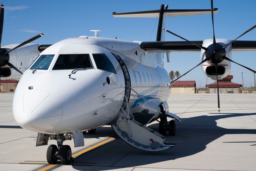 U.S. Air Force C-146A Wolfhound conducts aerial operation as part of EW 25.2