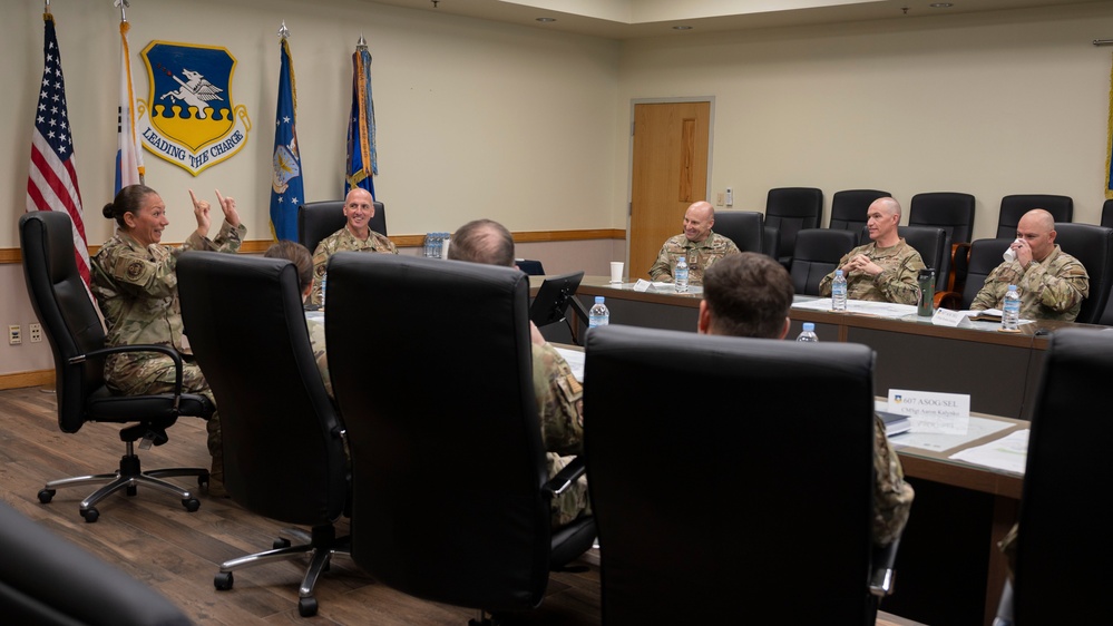 CMSAF David Flosi Engages with Osan Airmen