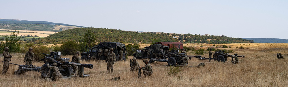 Artillery Table XI at Novo Selo Training Area