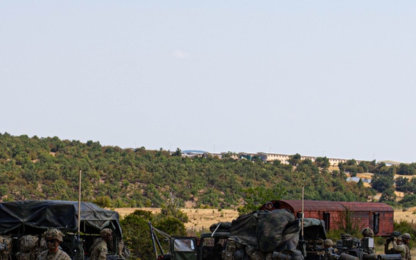 Artillery Table XI at Novo Selo Training Area