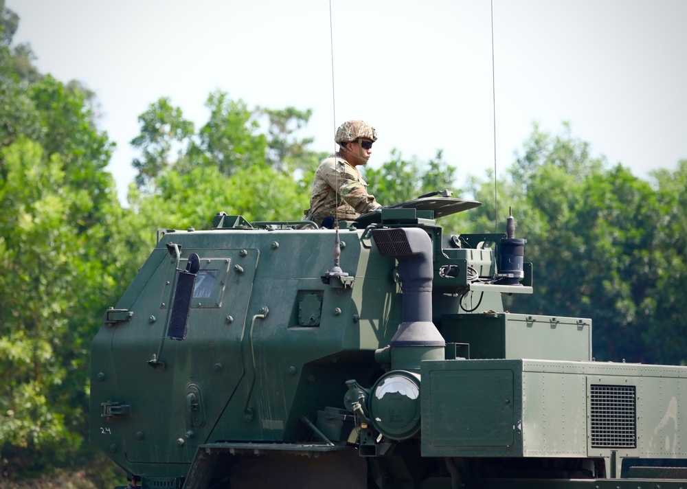 Exercise Keris Strike 25 HIMARS Live Fire