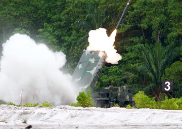 Exercise Keris Strike 25 HIMARS Live Fire