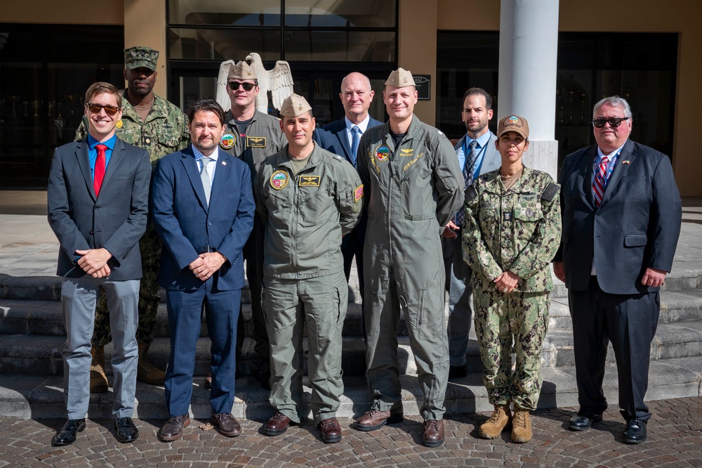 NSA Naples Welcomes New U.S. Consul General of Naples Terrence Flynn