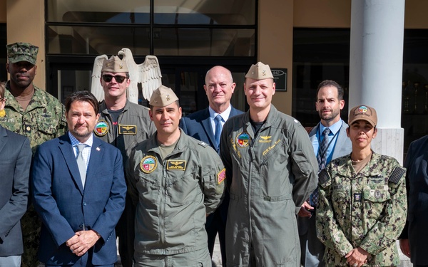 NSA Naples Welcomes New U.S. Consul General of Naples Terrence Flynn