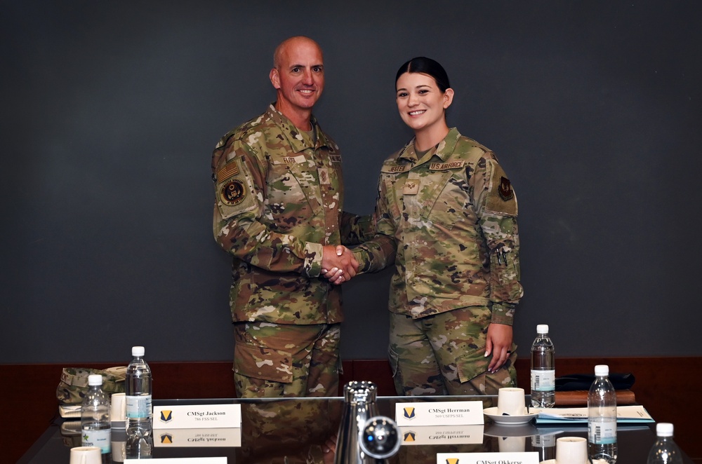 Top Enlisted Leader of the Air Force tackles DoD Priorities at Ramstein