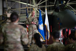 CMSAF Flosi Engages with Liberty Wing Airmen