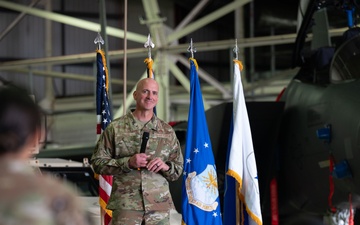 Chief Master Sergeant of the Air Force Engages with Liberty Wing Airmen