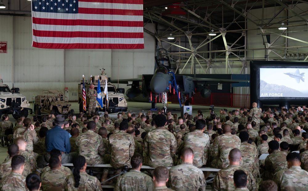 CMSAF Flosi Engages with Liberty Wing Airmen
