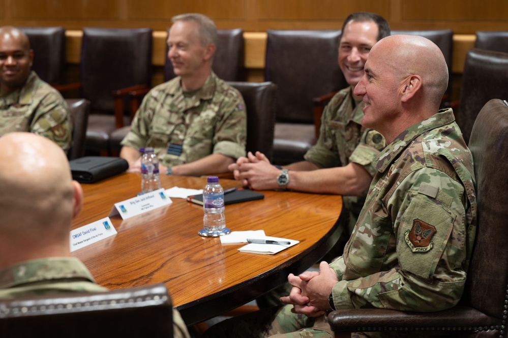 CMSAF Flosi Engages with Liberty Wing Airmen