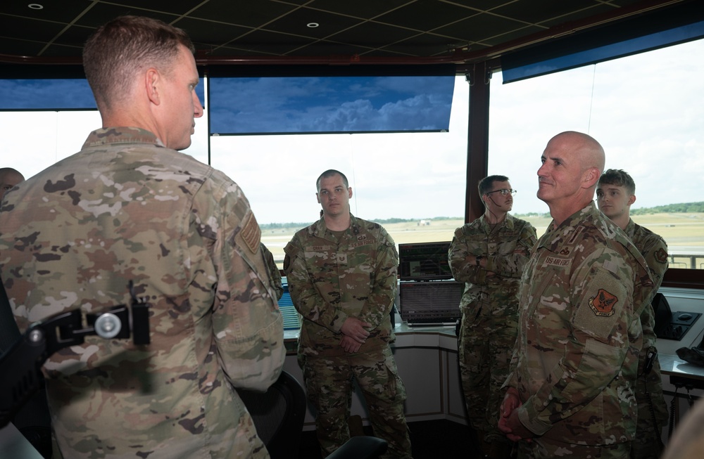 CMSAF Flosi Engages with Liberty Wing Airmen