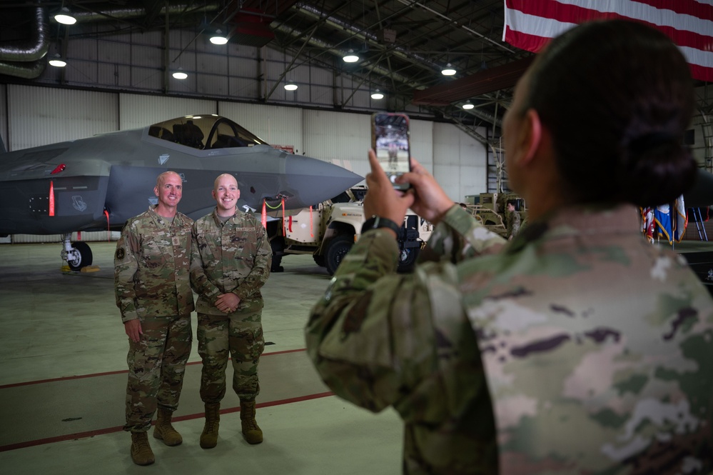 CMSAF Flosi Engages with Liberty Wing Airmen