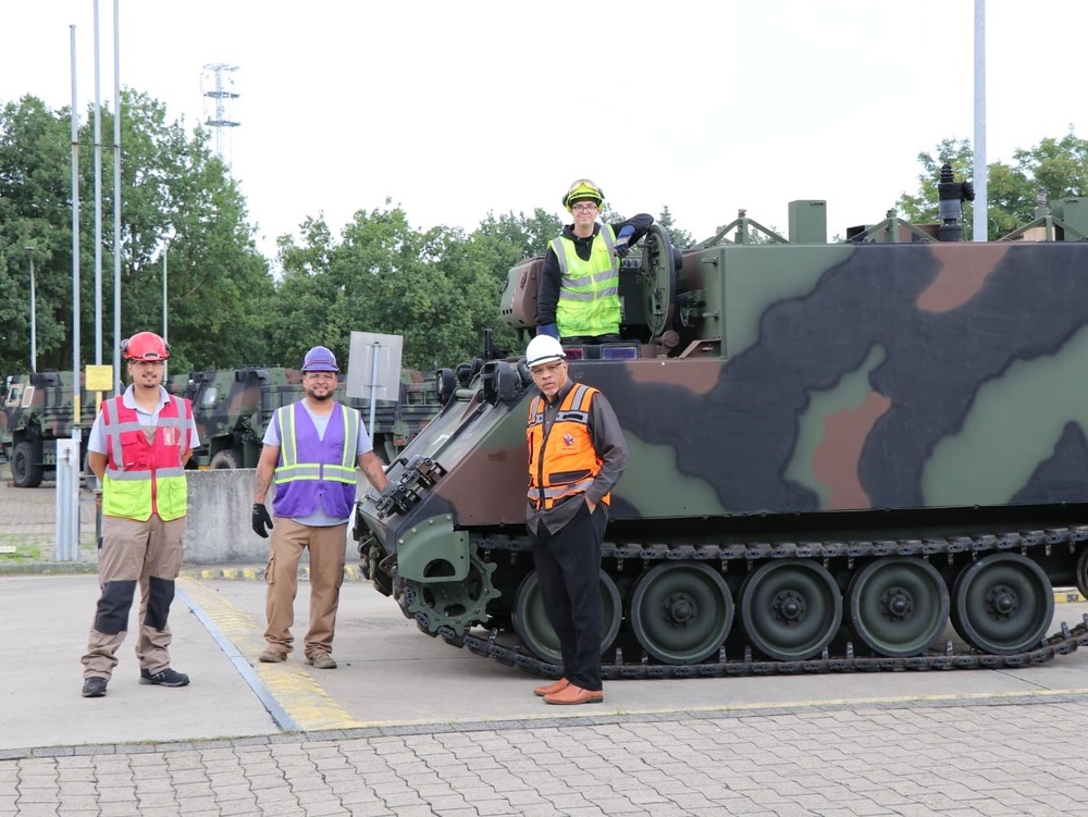 Former 1SG for AMC commanding general now APS-2 maintenance director at Dülmen