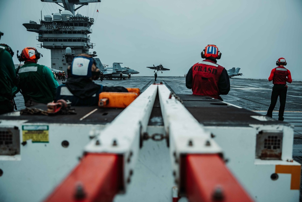 George Washington Conducts Flight Operations