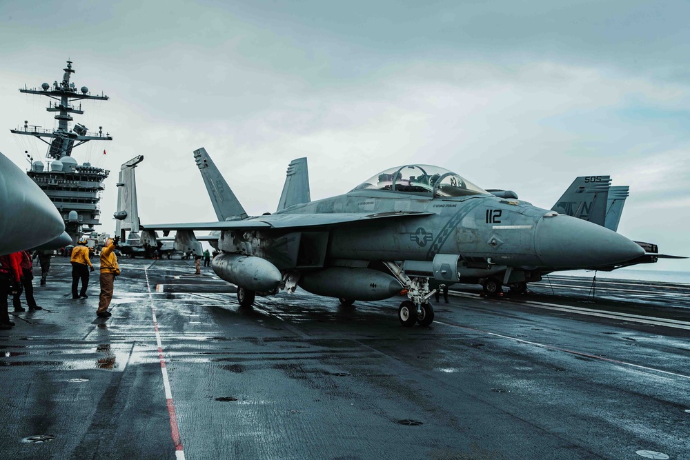 George Washington Conducts Flight Operations