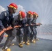 USS Kearsarge Participates In Fire Fighting Training