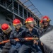 USS Kearsarge Participates In Fire Fighting Training