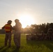 U.S. Marines with Logistics Operations School perform helicopter support team training