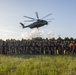 U.S. Marines with Logistics Operations School perform helicopter support team training