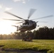 U.S. Marines with Logistics Operations School perform helicopter support team training