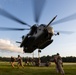 U.S. Marines with Logistics Operations School perform helicopter support team training