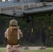U.S. Marines with Logistics Operations School perform helicopter support team training