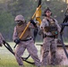 U.S. Marines with Logistics Operations School perform helicopter support team training