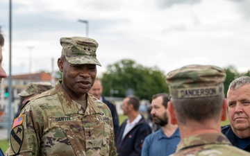 IMCOM Command Team visits USAG Wiesbaden