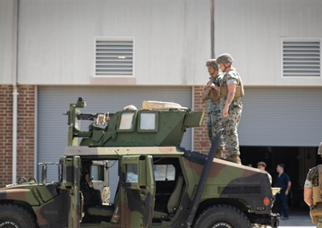 2nd MLG Motor Transport Operators Conduct Vehicle Mounting Drills