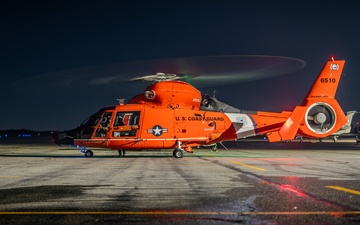 Air Station Atlantic City conducts night operations off New Jersey