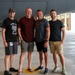 Luke Bryan Band tours a B-52H at Minot Air Force Base
