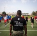 Marines lead workout at Tulsa Memorial High School