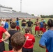 Marines lead workout at Tulsa Memorial High School