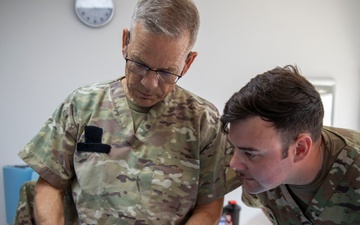 Kosovo Forces (KFOR) Regional Command-East’s Veterinary Team visits Camp Film City Kosovo to offer spay and neuter clinic