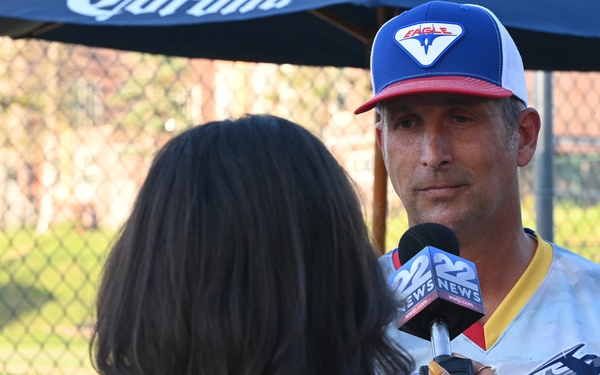 104th Fighter Wing participates in Westfield Starfires' military appreciation night