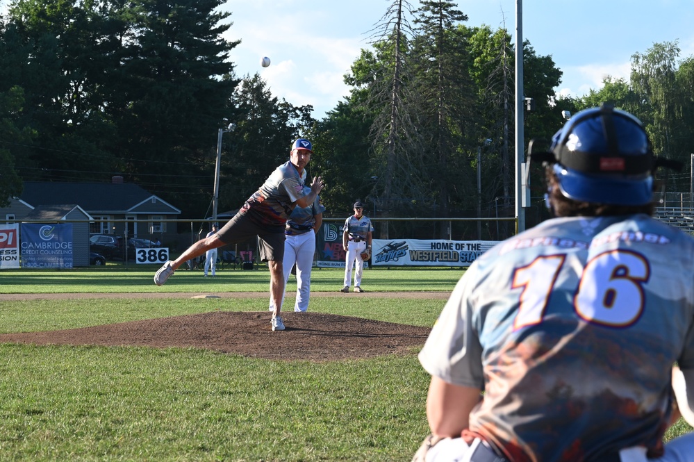104th Fighter Wing participates in Westfield Starfires' military appreciation night