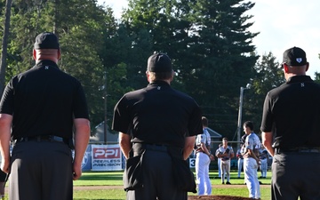 104th Fighter Wing participates in Westfield Starfires' military appreciation night