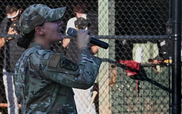104th Fighter Wing participates in Westfield Starfires' military appreciation night