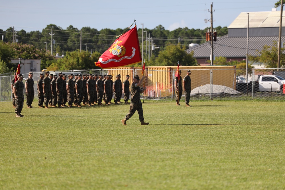 Marine Corps Engineer School Change of Command Ceremony