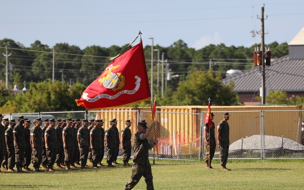 Marine Corps Engineer School Change of Command Ceremony