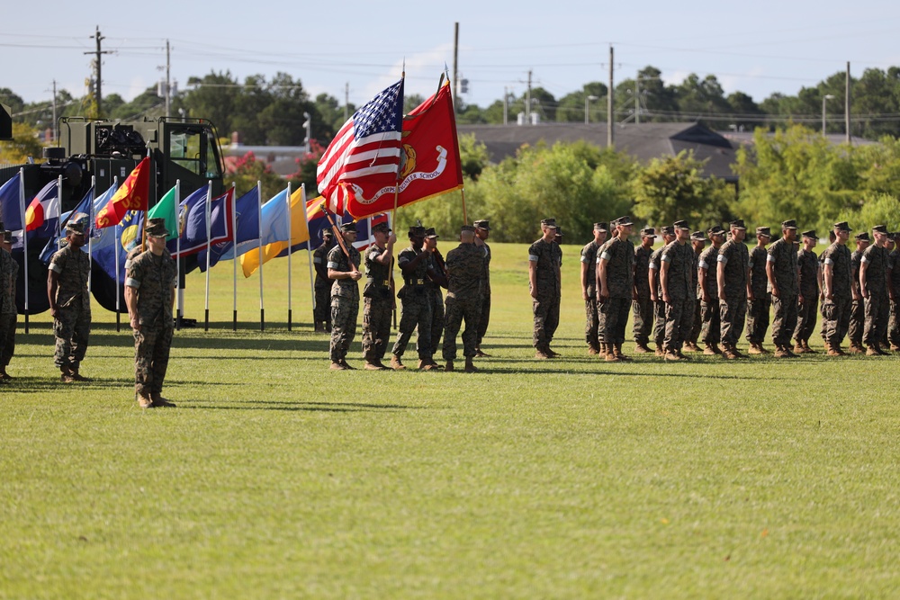 Marine Corps Engineer School Change of Command Ceremony