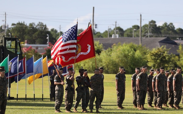 Marine Corps Engineer School Change of Command Ceremony