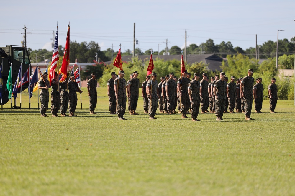 Marine Corps Engineer School Change of Command Ceremony