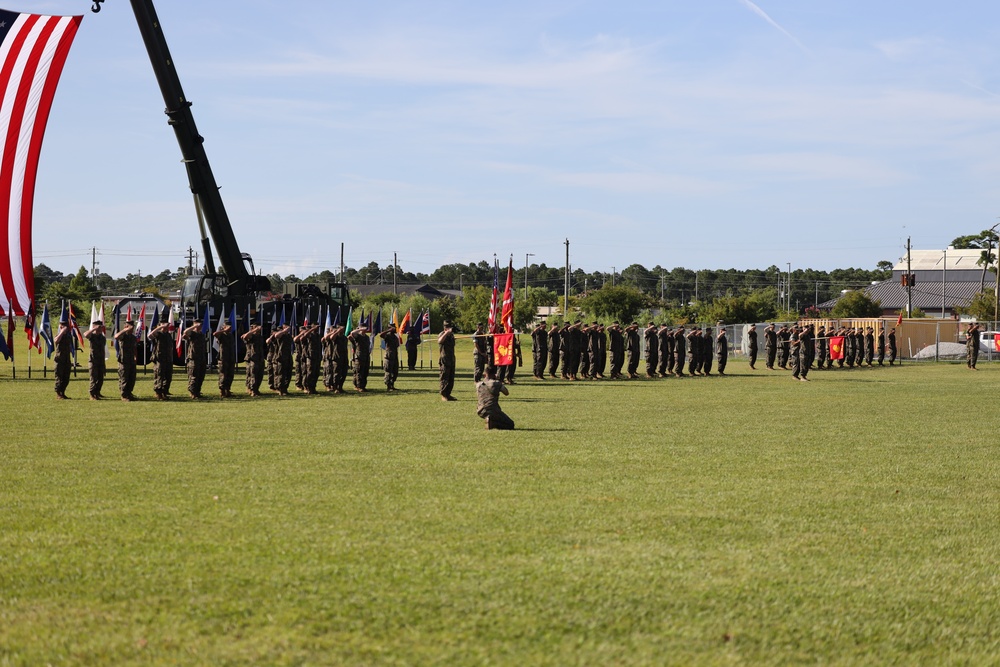 Marine Corps Engineer School Change of Command Ceremony