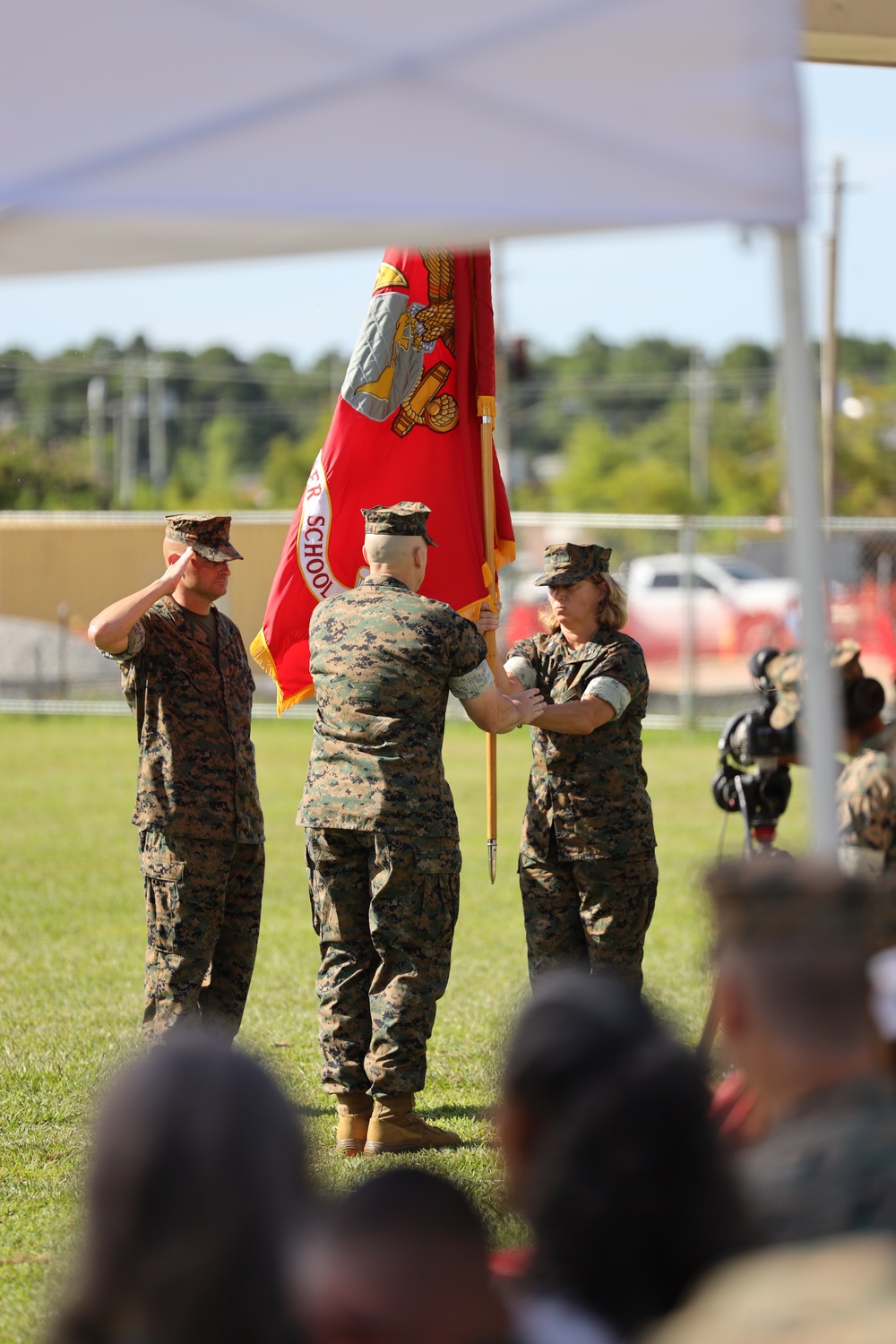 Marine Corps Engineer School Change of Command Ceremony